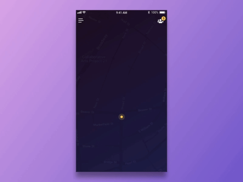 Map - Daily UI #029 app dailyui dailyui 029 map