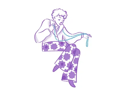 Dorothy 80s character drawing illustration