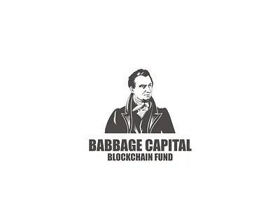 Babbage Capital character desain logo vector vintage