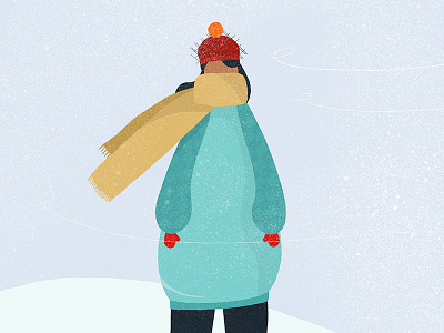 Sweater Weather design flat design illustration pro create snow textures winter
