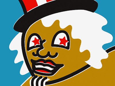 Vote Early election illustration uncle sam usa vote