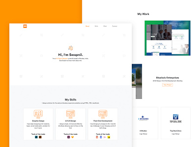 My portfolio website ui web design
