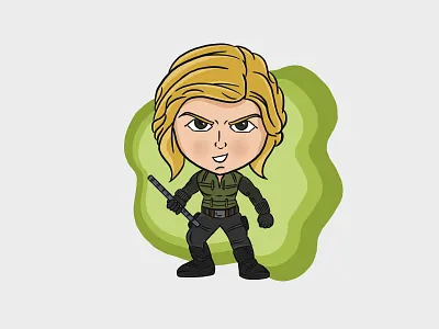 Black Widow avengers black widow fanart illustration infinitywar marvel