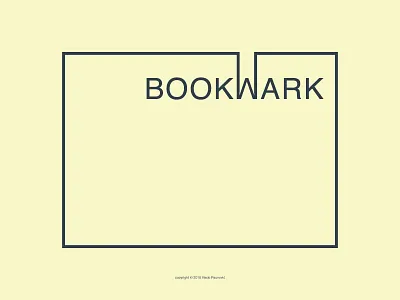 Bookmark Logotype (rebound) book bookmark clever design expressive typography flat graphic design helvetica lettering logo logotype minimal simple smart type typography vector word wordmark