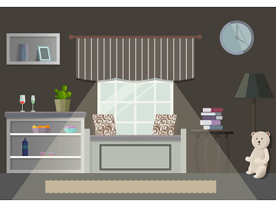 Kitchen Illustration design drawing illustration vector