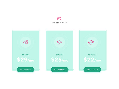 Small Membership Plan membership plan membership table pricing plan ui user interface ux