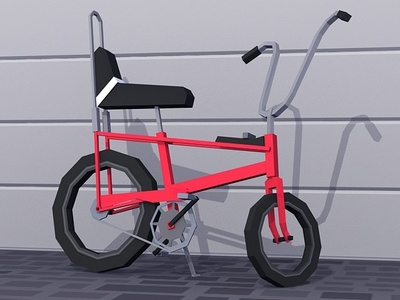 Chopper 3d cycling low poly lowpoly lowpolyart vehicle