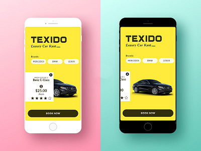 Luxury Car Rant adobe xd app app animation app apps application app concept app design app ui car car app creative design design portfolio design typography ui ui designer userinterfacedesign ux