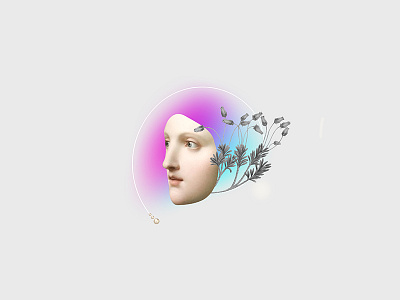 Soul mist 🌬️ abstract animal art artcollage collage colors design illustration illustrator minimal nature photoshop plants vintage