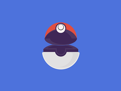 Pokeball - Leopoldo 2d ai animation banana bign cartoon character cs design dribbble illustration new nintendo pikachu pokball poke ball pokedex pokemon pokemon go vector