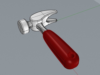 Hammer - practice 3d blender practice rhinoceros