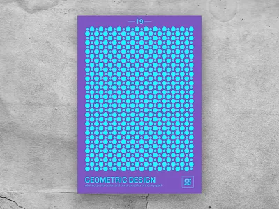 Geometric shape poster 19 abstract blue color craft creative market design digital flat flat 2.0 flat 2d geometric geometric illustration paper pattern poster purple shape shapes