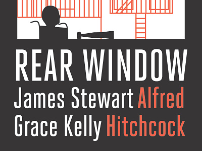 Rear Window design illustration illustrator