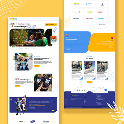 UK Charitable Trust branding graphic design home landing ui uk charitable trust ux