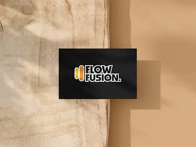 FlowFusion Logo Design - 07 branding business cards graphic design logo