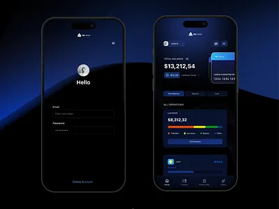 Mobile banking UI concept bank design mobile ui uiux ux