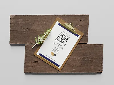 Birthday Invitation Design - 12 branding graphic design logo