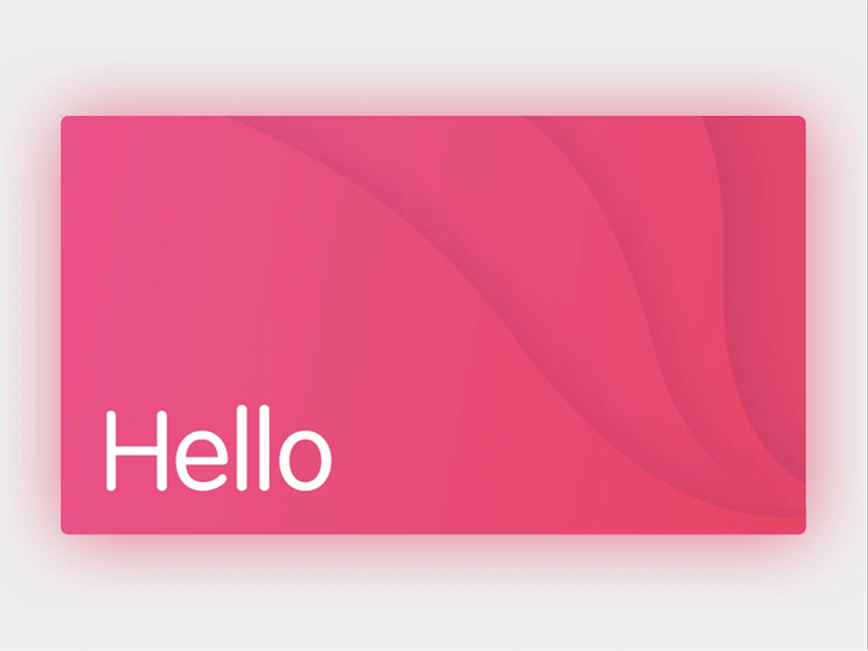 Hello animation aniamtion debut design hello dribble ilustration motion