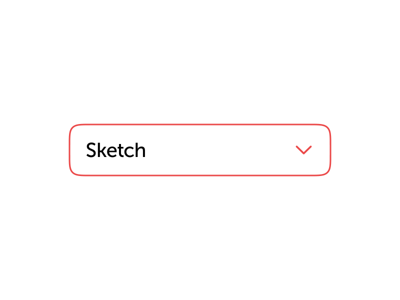 Dropdown button concept daily ui drop element figma red ui ux