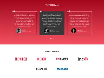 Partner Business adventure landing design partner business partnership ui webdesign website