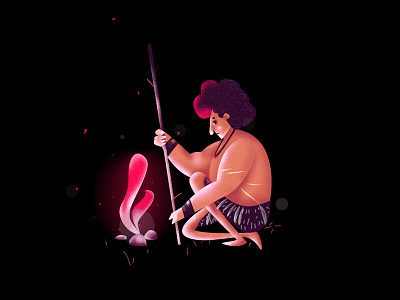 Relaxing design illustration muhamed sajid