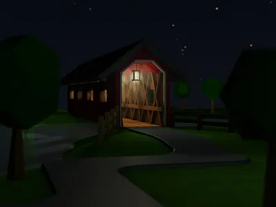 Covered Bridge - Personal Project 3d