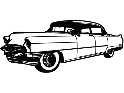 Old Timer Vector Clip Art automobile car drawing illustration monochrome old timer vector vehicle