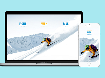 Dynafit Mountopia mobile responsive design webdesign