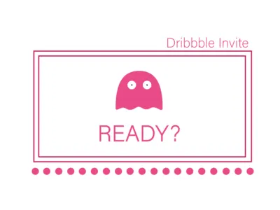 Dribbble Invite art cartoon design dribbble graphic icon illustration invitation invite vector