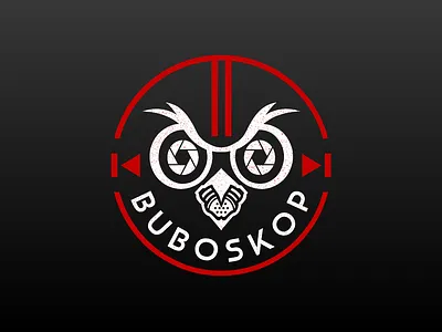 Buboskop Logo logo logo design logos owl