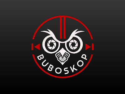 Buboskop Logo logo logo design logos owl