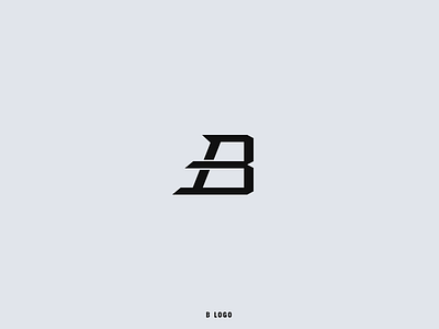 B Logo branding design logo