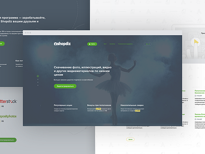 Shopdiz Landing Page creative design uidesign webdeisgn