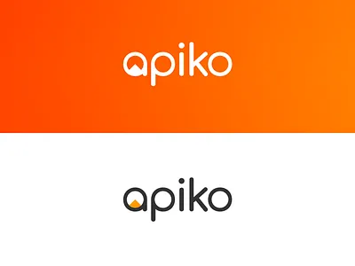 Apiko Logo apiko branding design flat icon logo logotype minimal typography vector