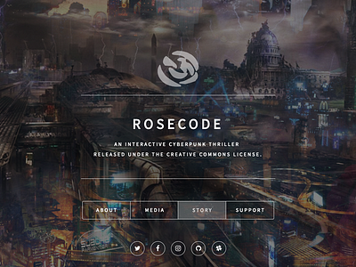 ROSECODE Website art direction branding design game design logo responsive web design