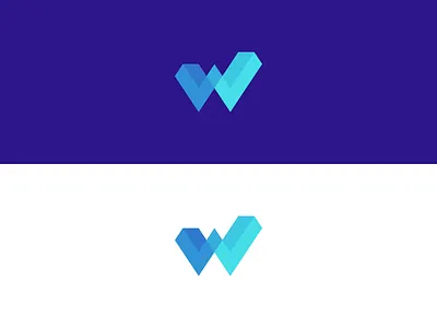 W + approve approve brand check checkmark developer grow lettermark logo mark marketplace minimalist monogram smart solution symbol technology verify w w logo