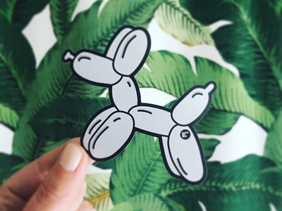 Ballon Dog Stickers sticker mule