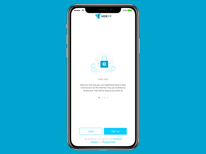 App Welcome Slider app animation blue design graphic hide.me illustration mobile mobile app mobileapp secure ui uid uidesign vpn