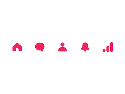 Filled Icons app design figma icon set iconography icons minimal simple tab bar ui