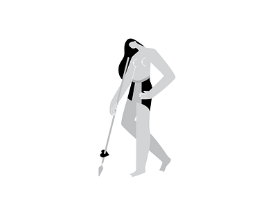 Warrior flat flat illustration warrior woman woman illustration