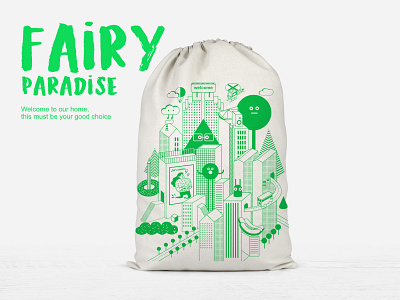 卡通布袋 品牌 插图 设计