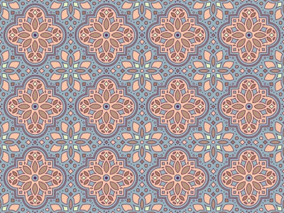 Moroccan Tiles abstract design fabric interior morocco ornament pattern tiles