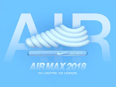 C4D Practice-4 AIR MAX c4d illustrator modelina nike air max