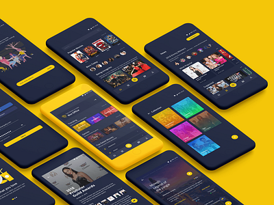 IMDb Concept App Design app concept app flat imdb mobile app mobile app design mock up rework ui ux ux design