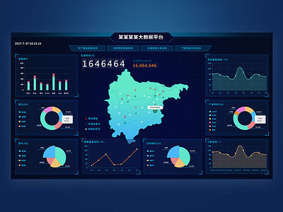 某某大数据平台 ui 设计
