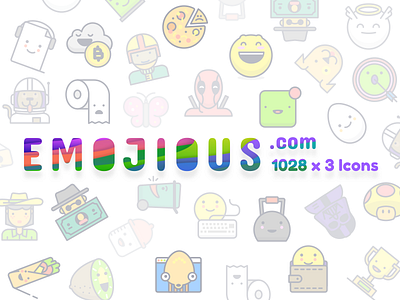 Emojious 1.0 Released avatar freebie icon iconset premium smile smiley face stickers