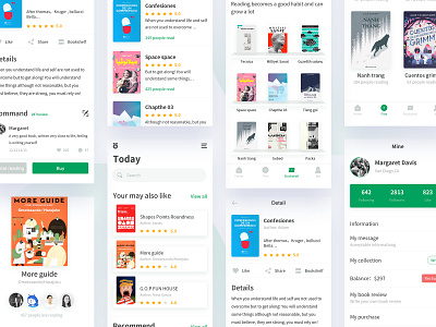 Read Book book ios online read social ui ux