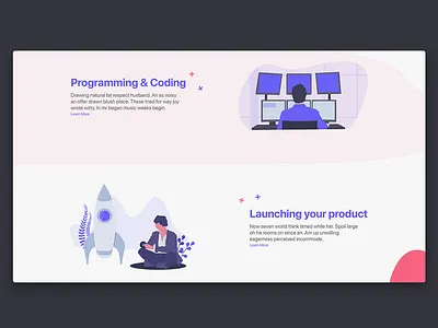 Web Section/Features Design 2 agency branding design dribbble features features page homepage icon illustration landing page logo typography uidesign uiuxdesign vector web webdesign