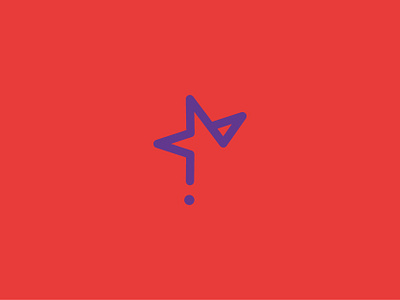 mc studio mark brand business communication agency design icon identity illustration italian italy logo minimal red star vector