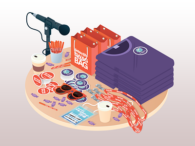 Swag detectify illustration isometric isometric illustration